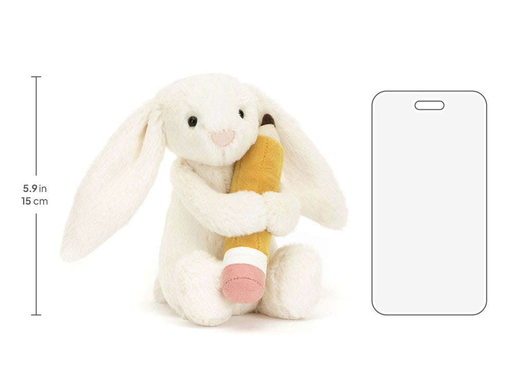 Bashful Bunny with Pencil