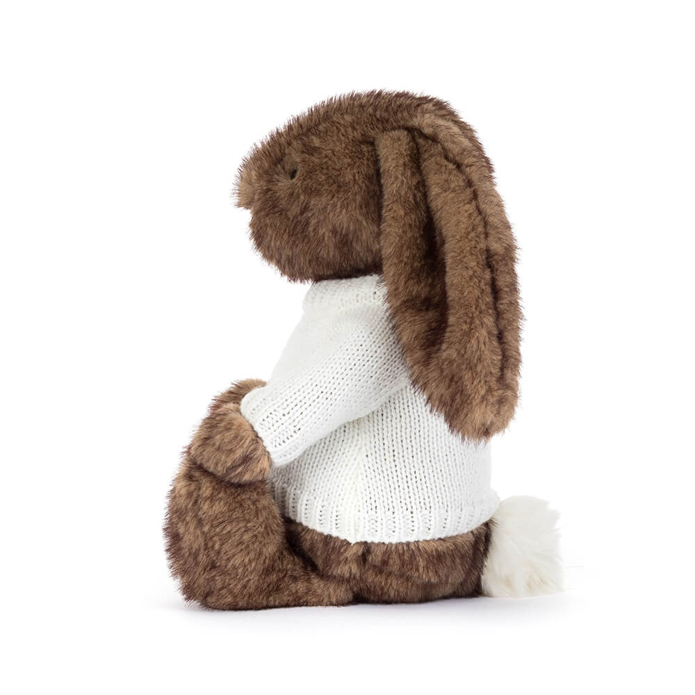 Hoppleston Luxe Bunny with Personalised Cream Jumper
