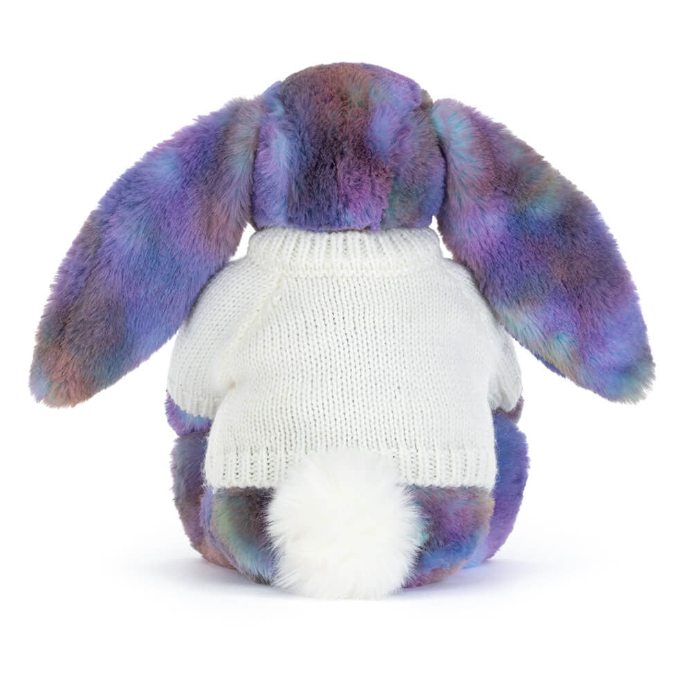 Zodihop Luxe Bunny with Personalised Cream Jumper