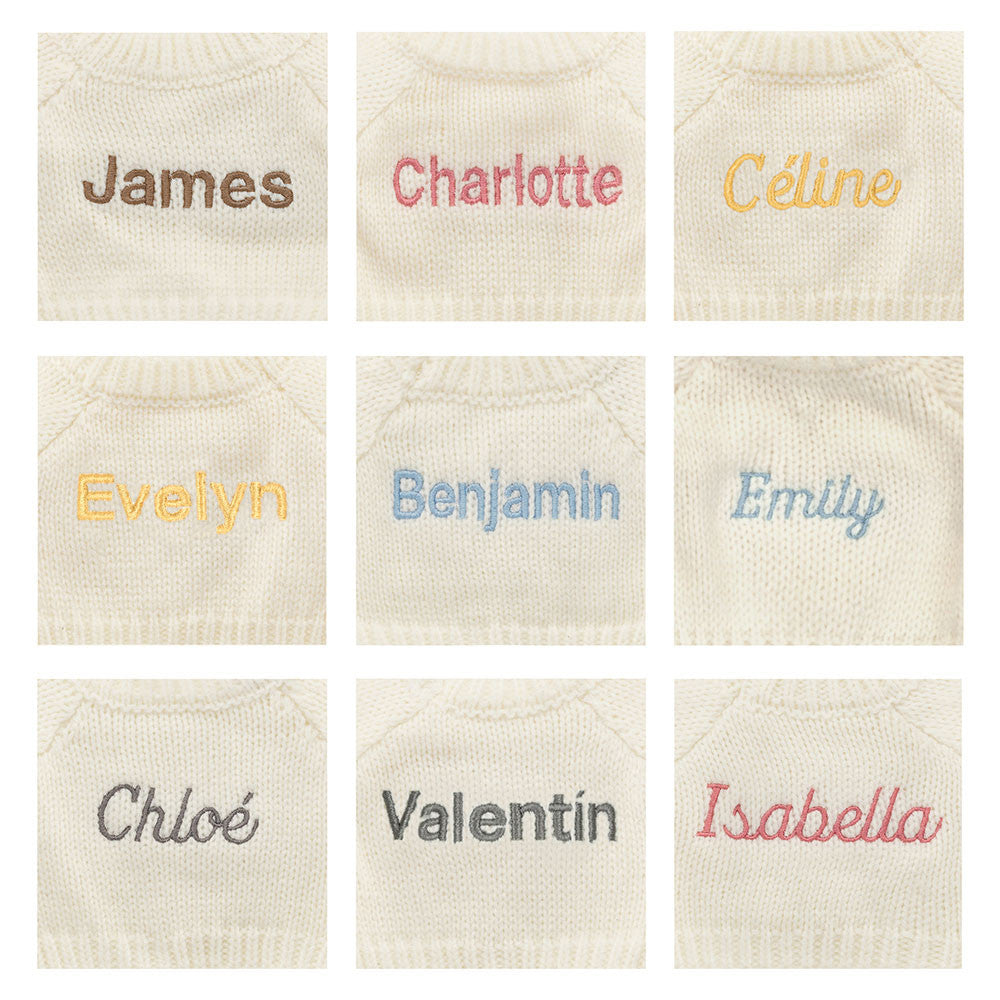 Bashful Luxe Bunny Rosa with Personalised Cream Jumper