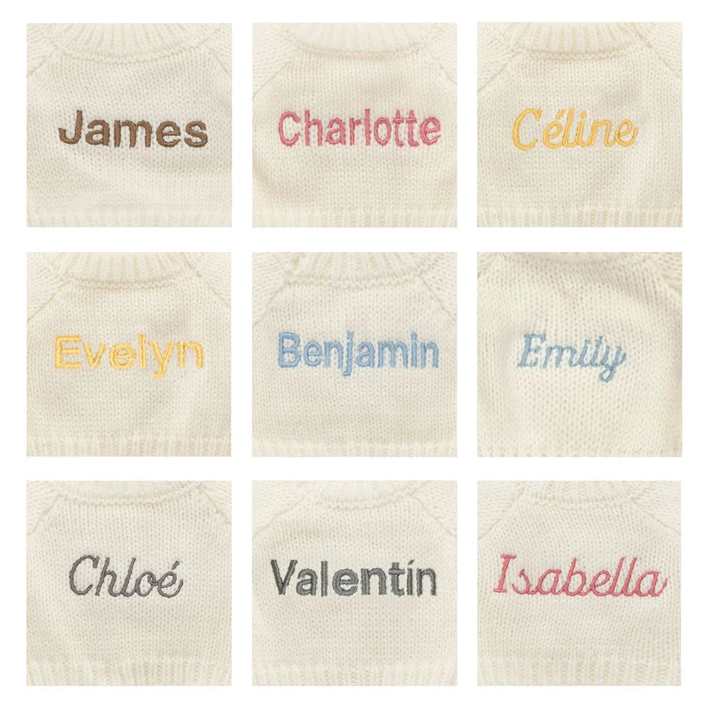 Blossom Cream Bunny 'Berry' with Personalised Cream Jumper
