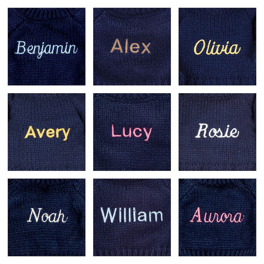 Bashful Luxe Bunny Willow with Personalised Navy Jumper