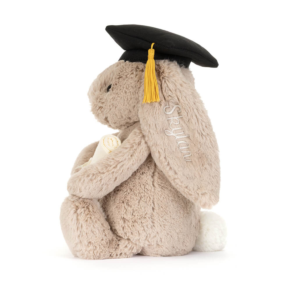 Personalised Bashful Bunny ‘Graduation’