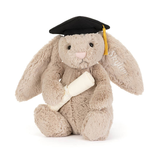 Personalised Bashful Bunny ‘Graduation’