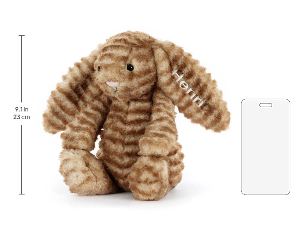 Personalised Bashful Luxe Bunny Juniper