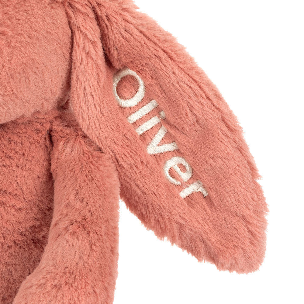 Personalised Bashful Sorrel Bunny Medium