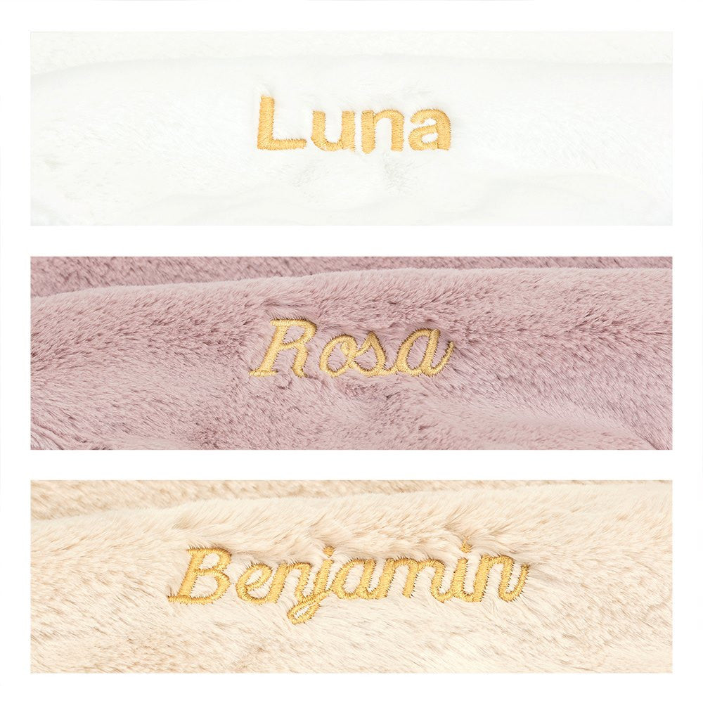 Personalised Bashful Luxe Bunny Willow Soother